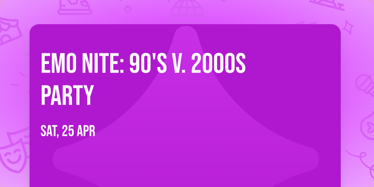 Emo Nite: 90's v. 2000s Party