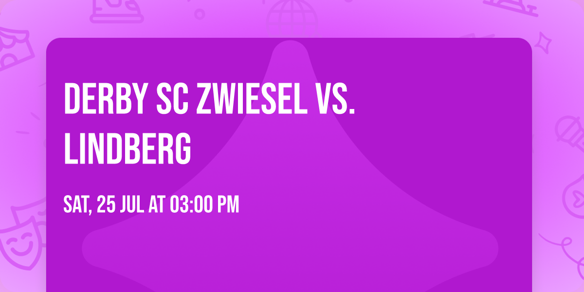Derby SC Zwiesel vs. Lindberg