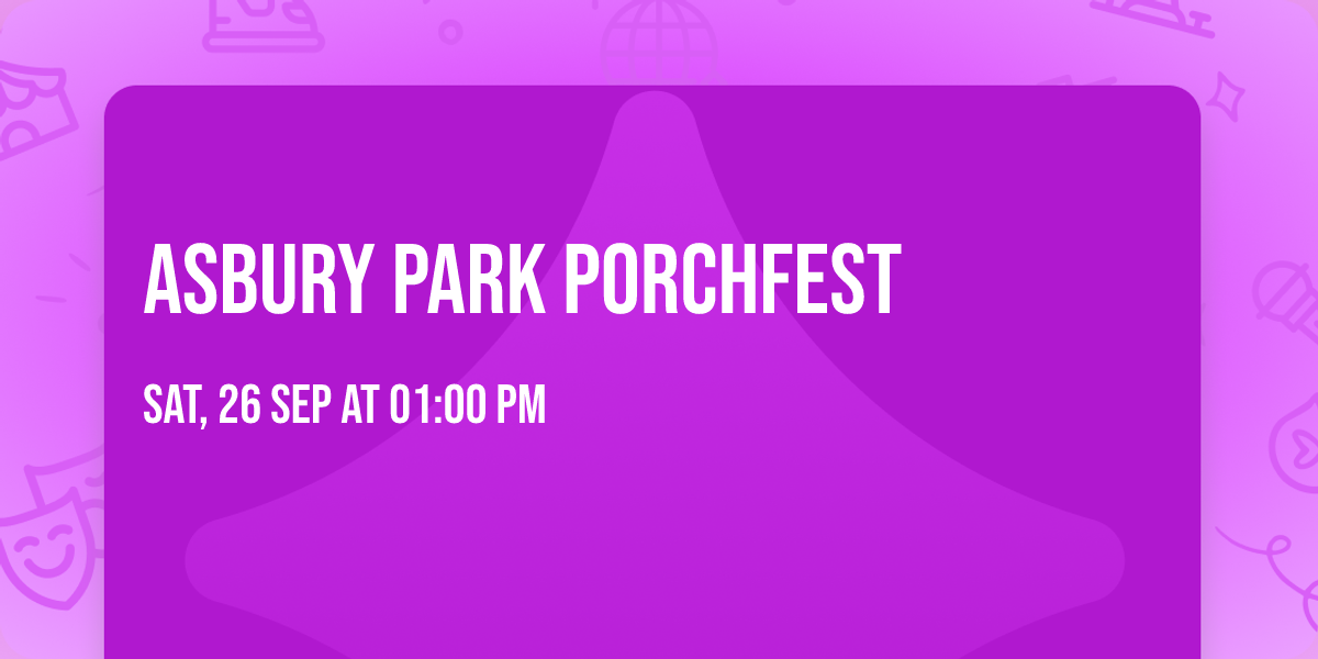 Asbury Park PorchFest