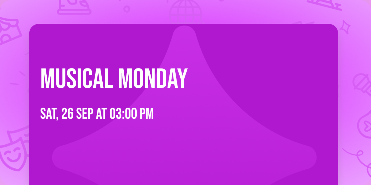 Musical Monday