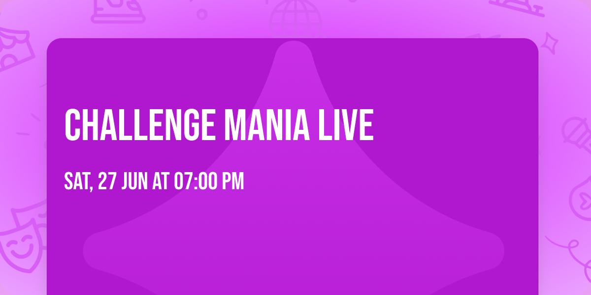 Challenge Mania Live