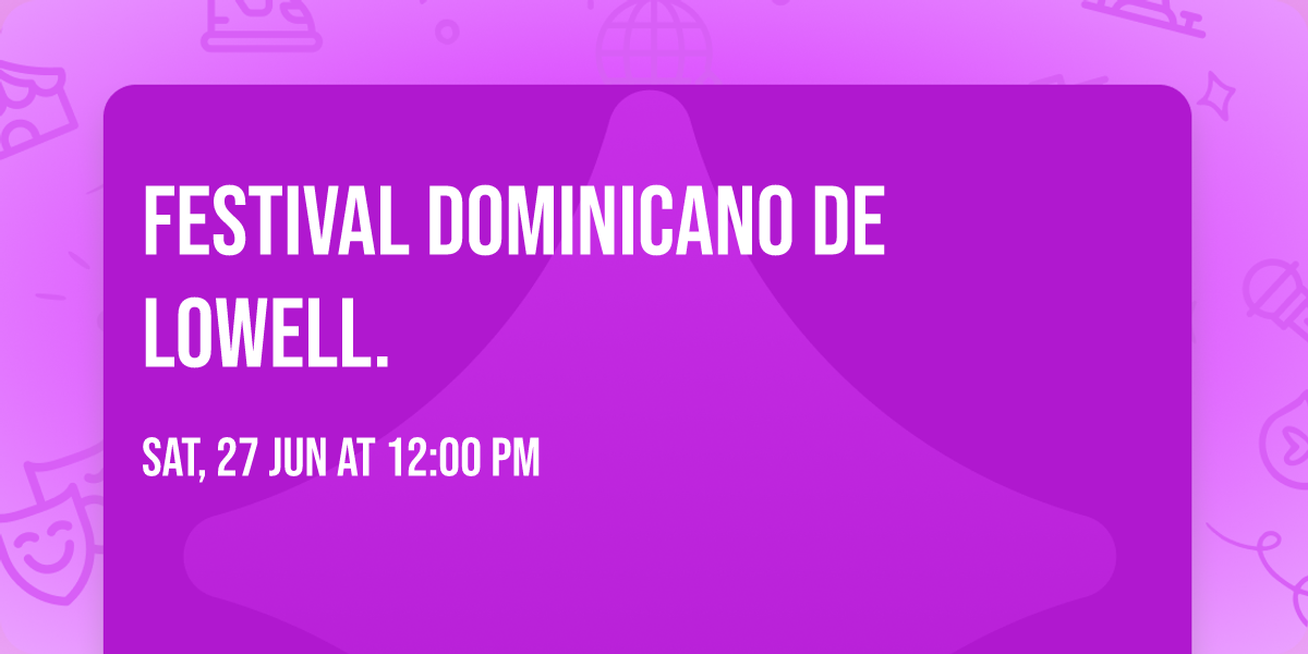 festival dominicano de Lowell. 