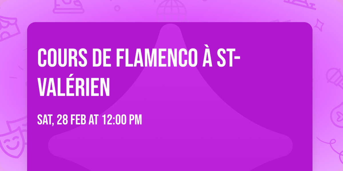 Cours de Flamenco \u00e0 St-Val\u00e9rien