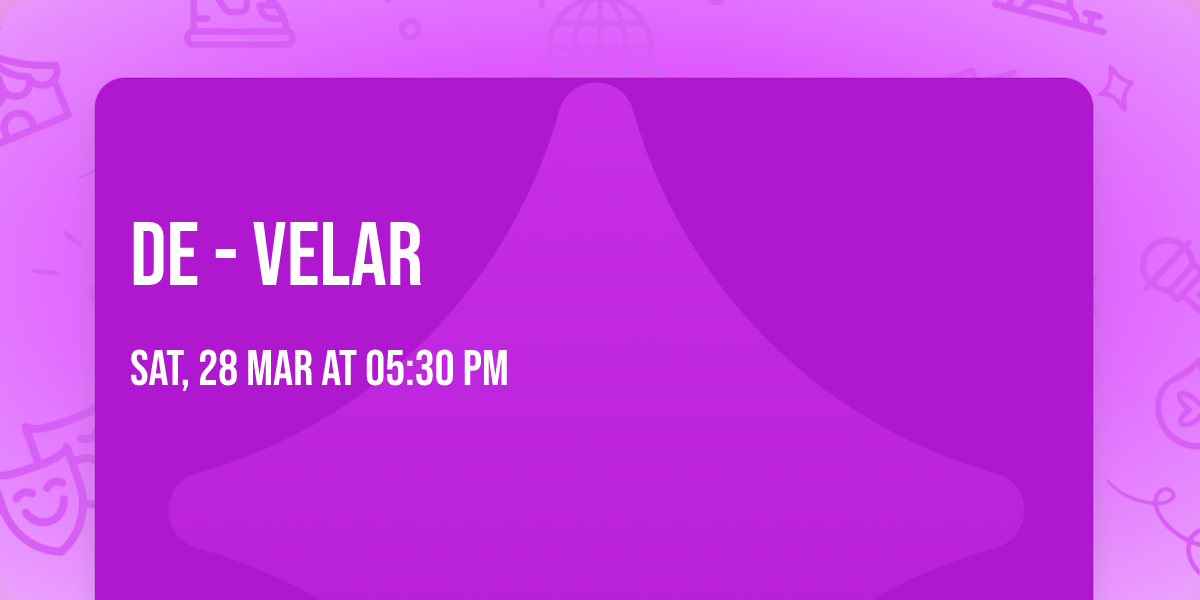 DE - VELAR