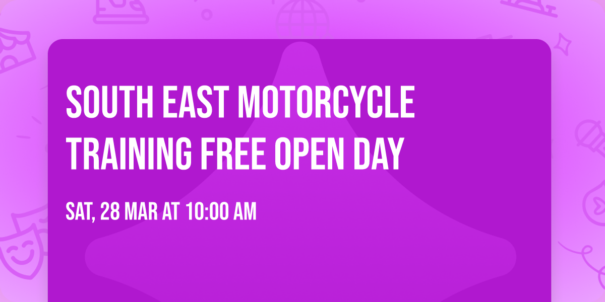 South east motorcycle training free open day