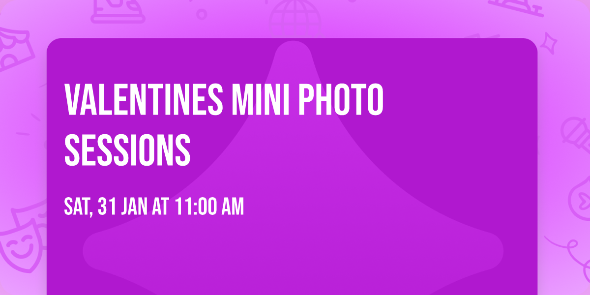 Valentines Mini Photo Sessions