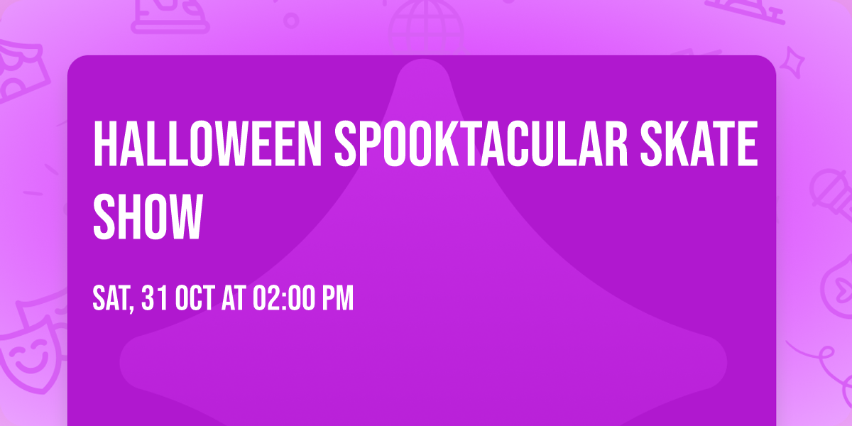 Halloween Spooktacular Skate Show