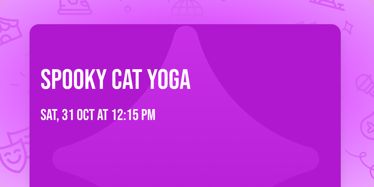 Spooky Cat Yoga