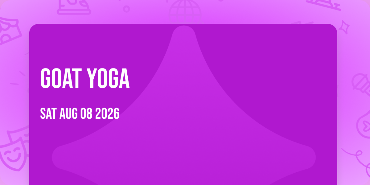 Goat Yoga