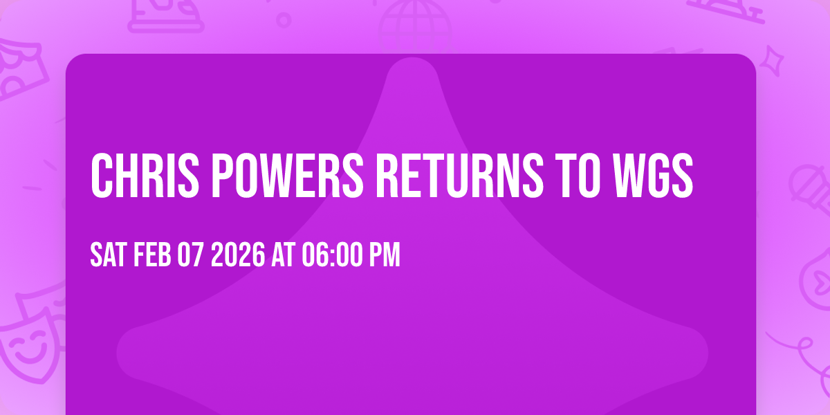 Chris Powers Returns to WGS