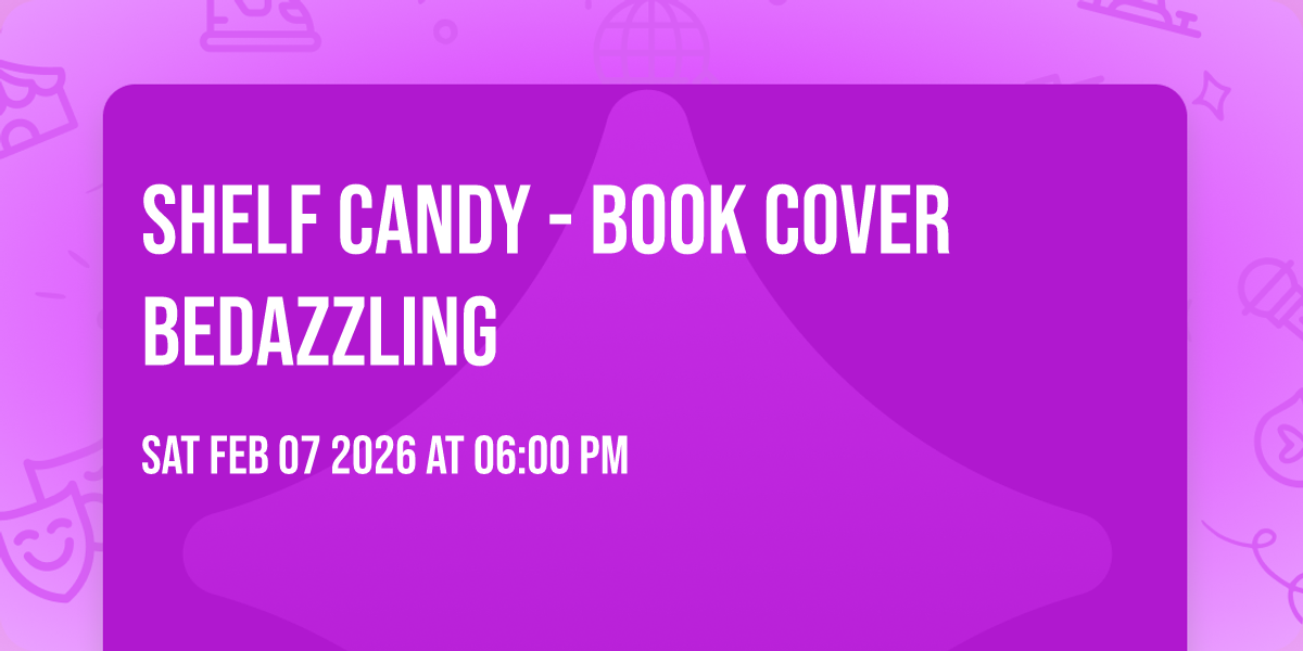 Shelf Candy - Book Cover Bedazzling