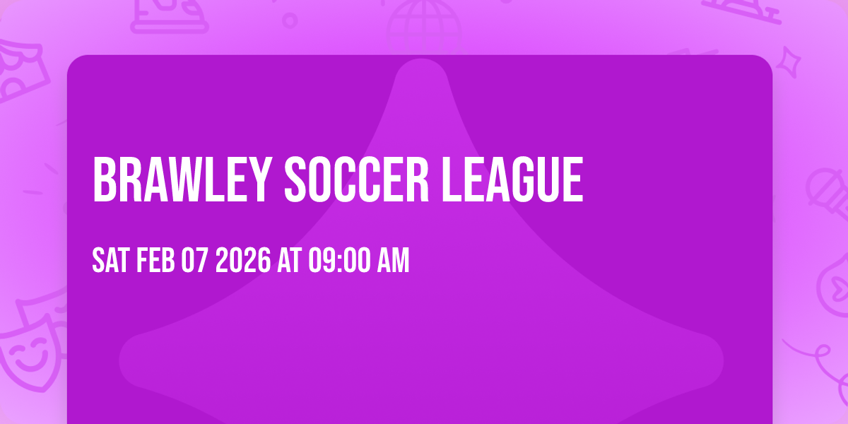 Brawley soccer league 