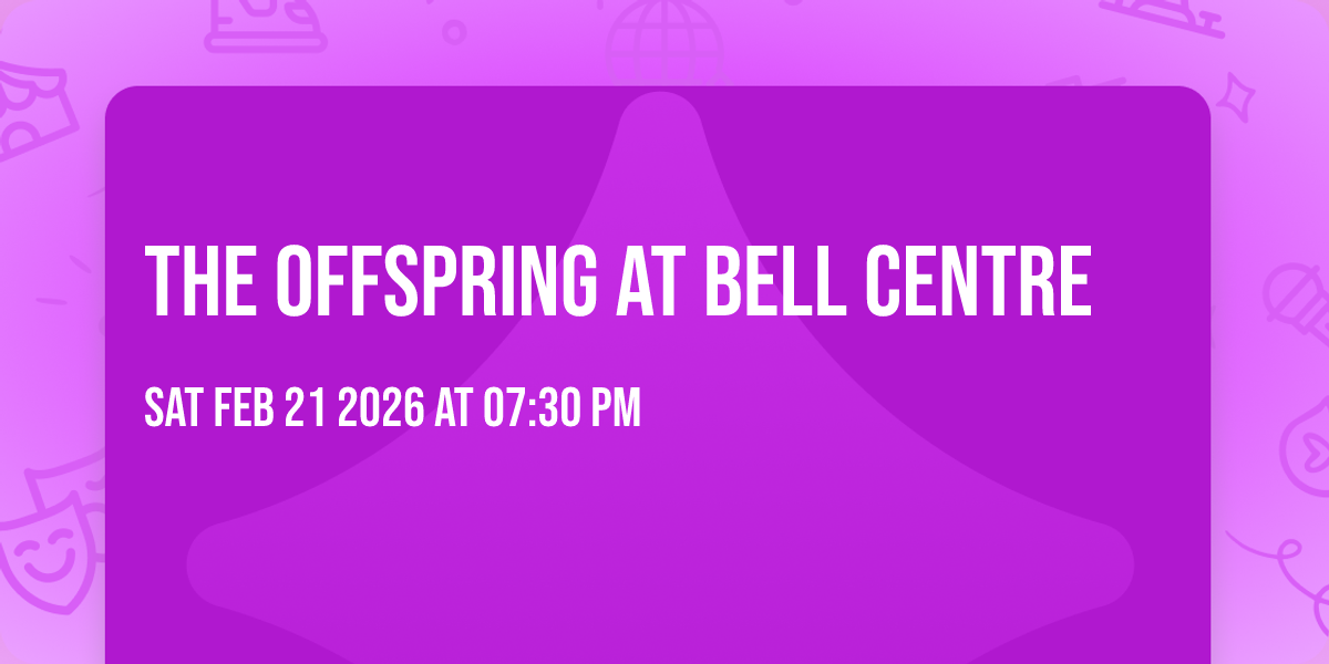 The Offspring at Bell Centre