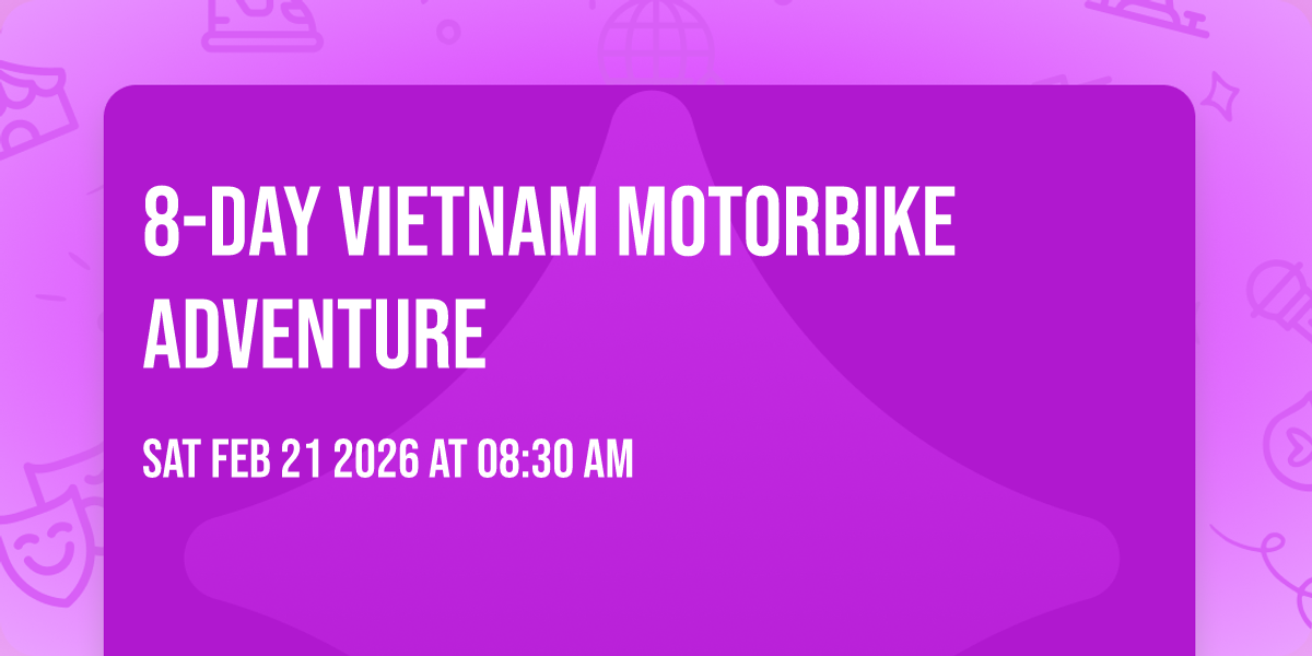 8-Day Vietnam Motorbike Adventure