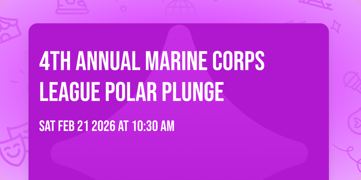 4th Annual Marine Corps League Polar Plunge