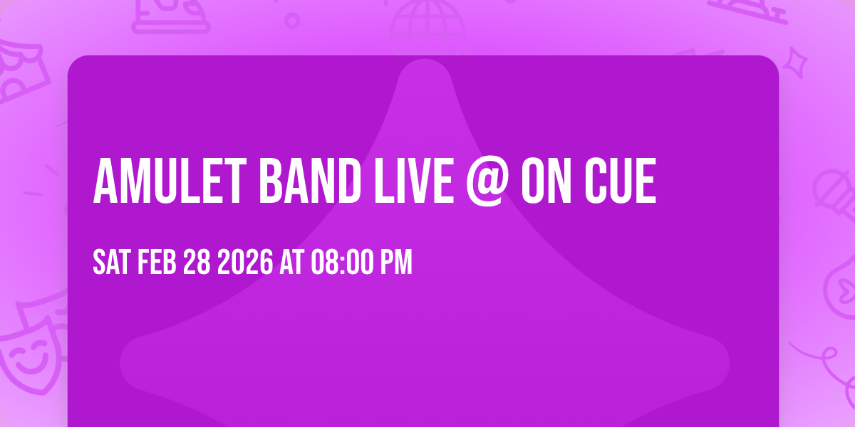 Amulet Band LIVE @ On Cue