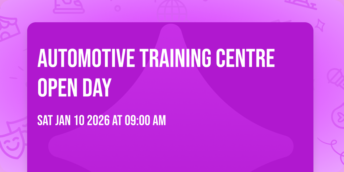 Automotive Training centre Open Day