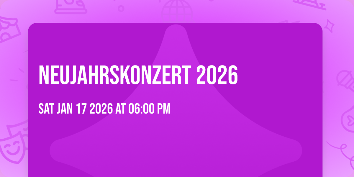 Neujahrskonzert 2026
