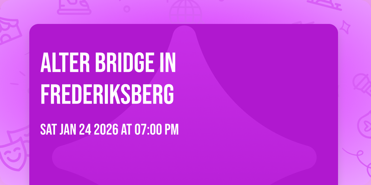 Alter Bridge in Frederiksberg