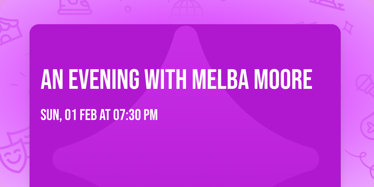 An Evening with Melba Moore