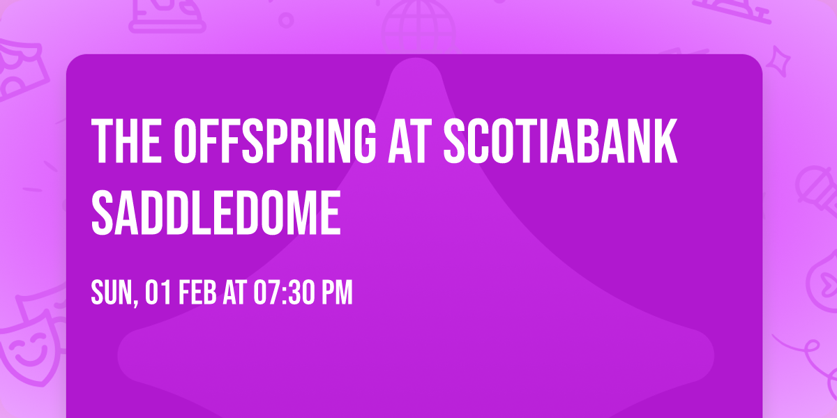 The Offspring at Scotiabank Saddledome
