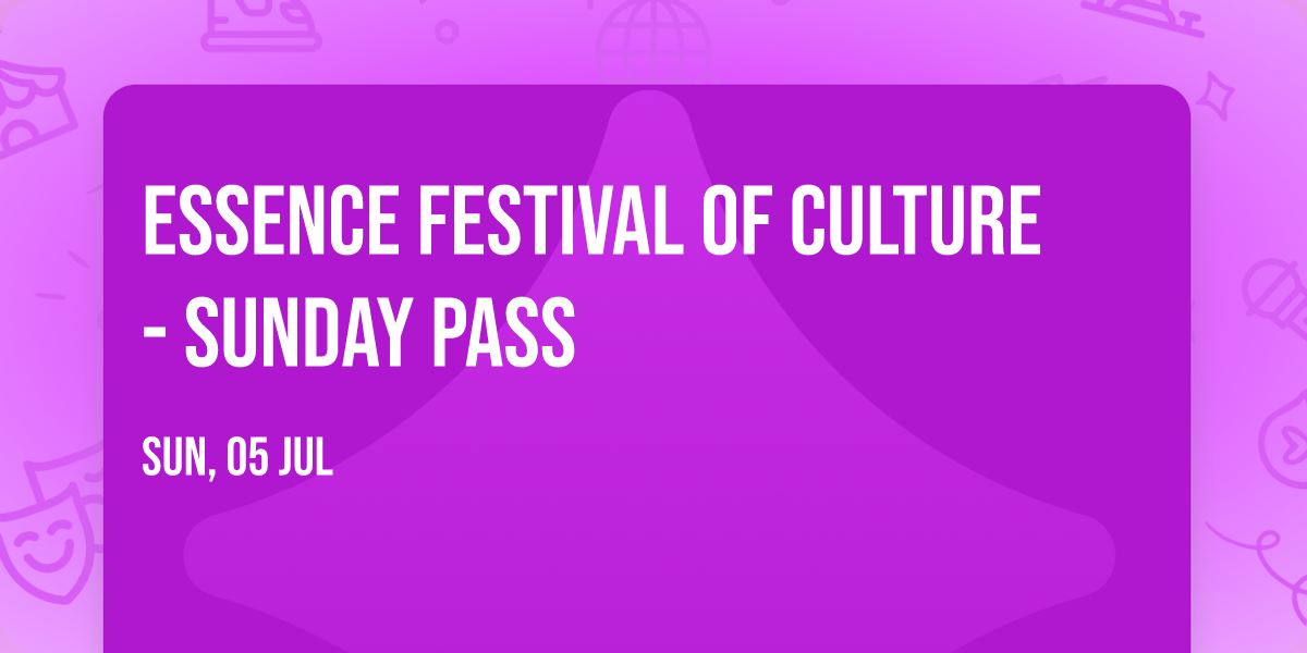 ESSENCE Festival of Culture - Sunday Pass