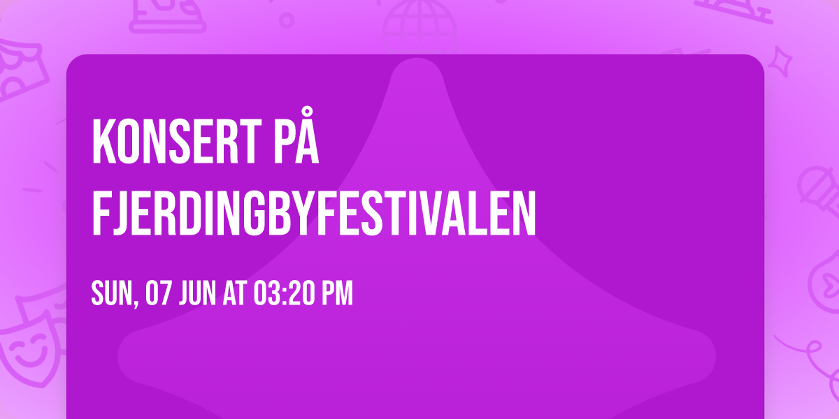 Konsert p\u00e5 Fjerdingbyfestivalen 