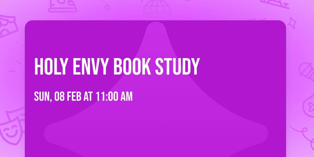 Holy Envy Book Study