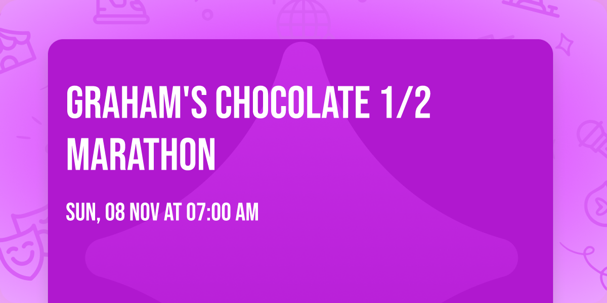 Graham's Chocolate 1\/2 Marathon