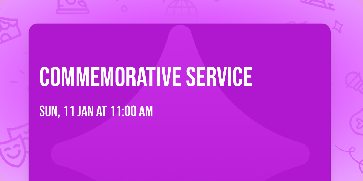 Commemorative Service