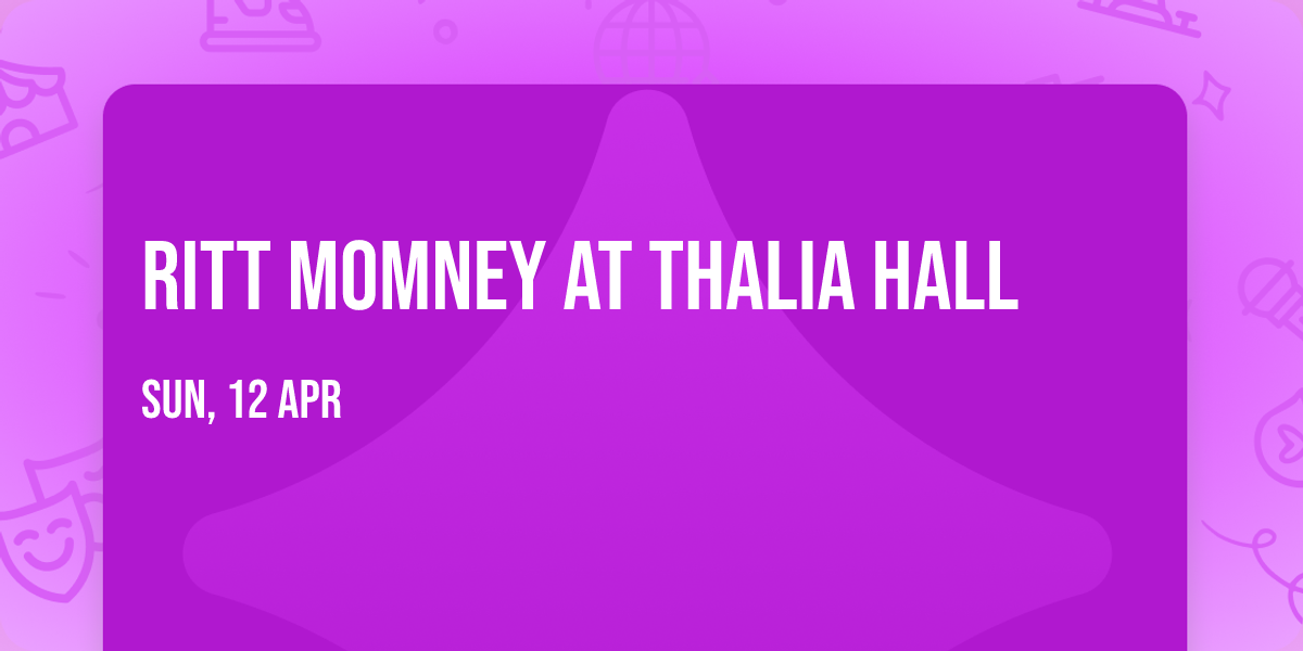 Ritt Momney at Thalia Hall