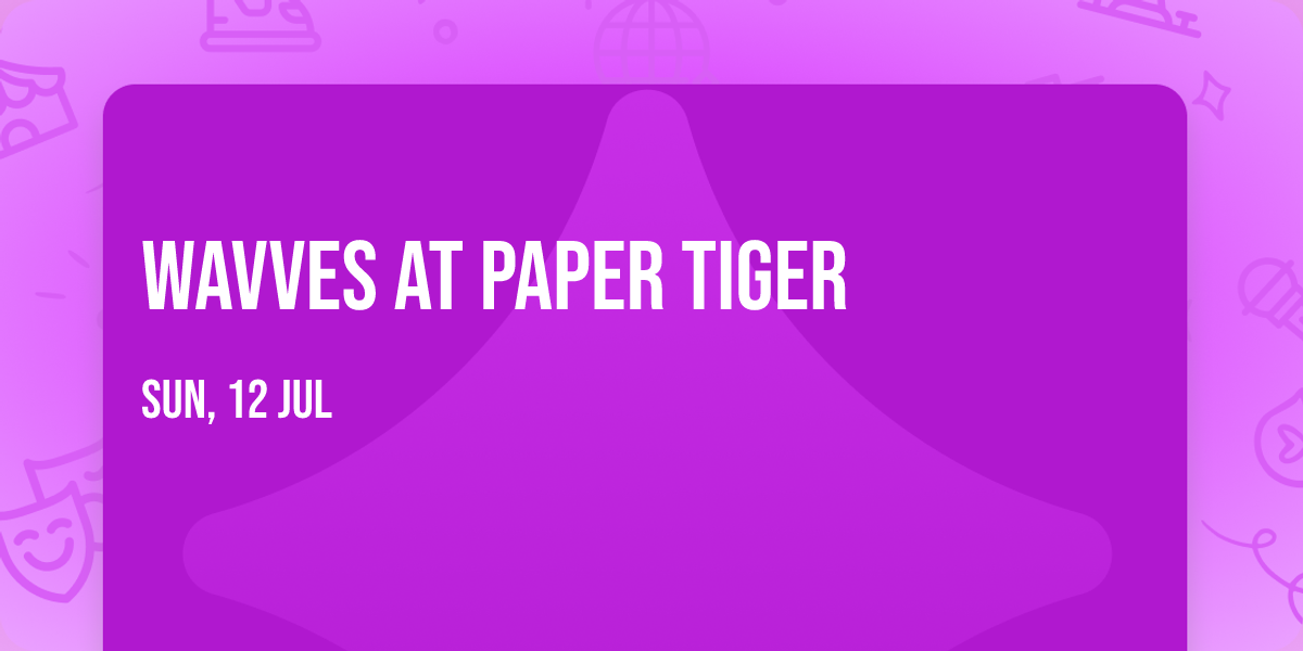 Wavves at Paper Tiger