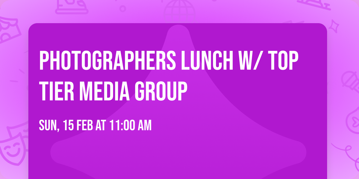Photographers Lunch w\/ Top Tier Media Group