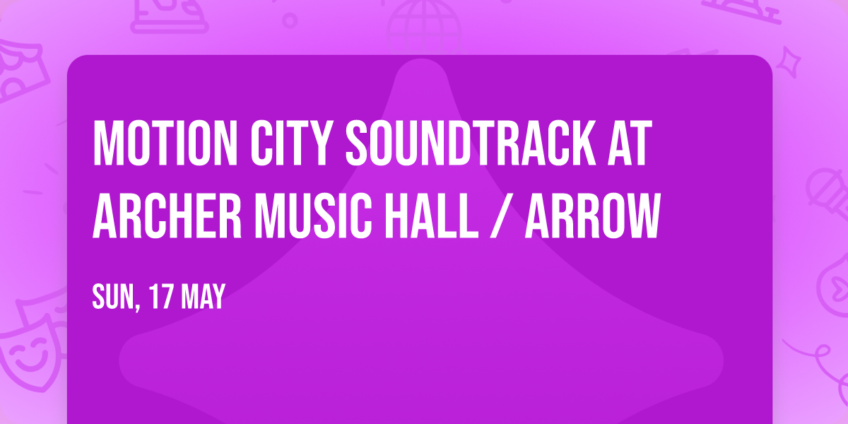 Motion City Soundtrack at Archer Music Hall \/ Arrow