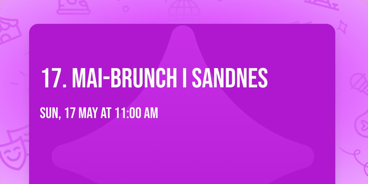 17. mai-brunch i Sandnes