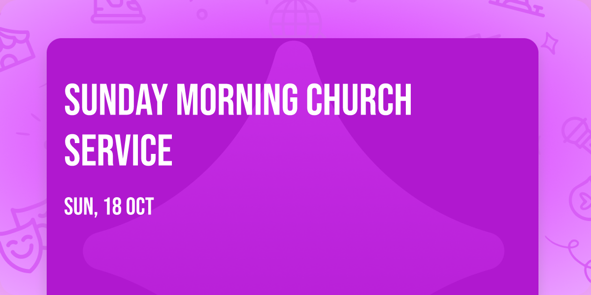 Sunday Morning Church Service