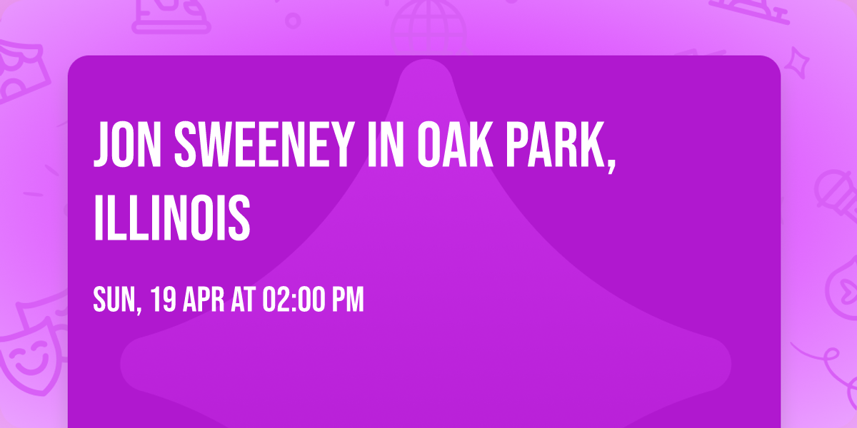 Jon Sweeney in Oak Park, Illinois