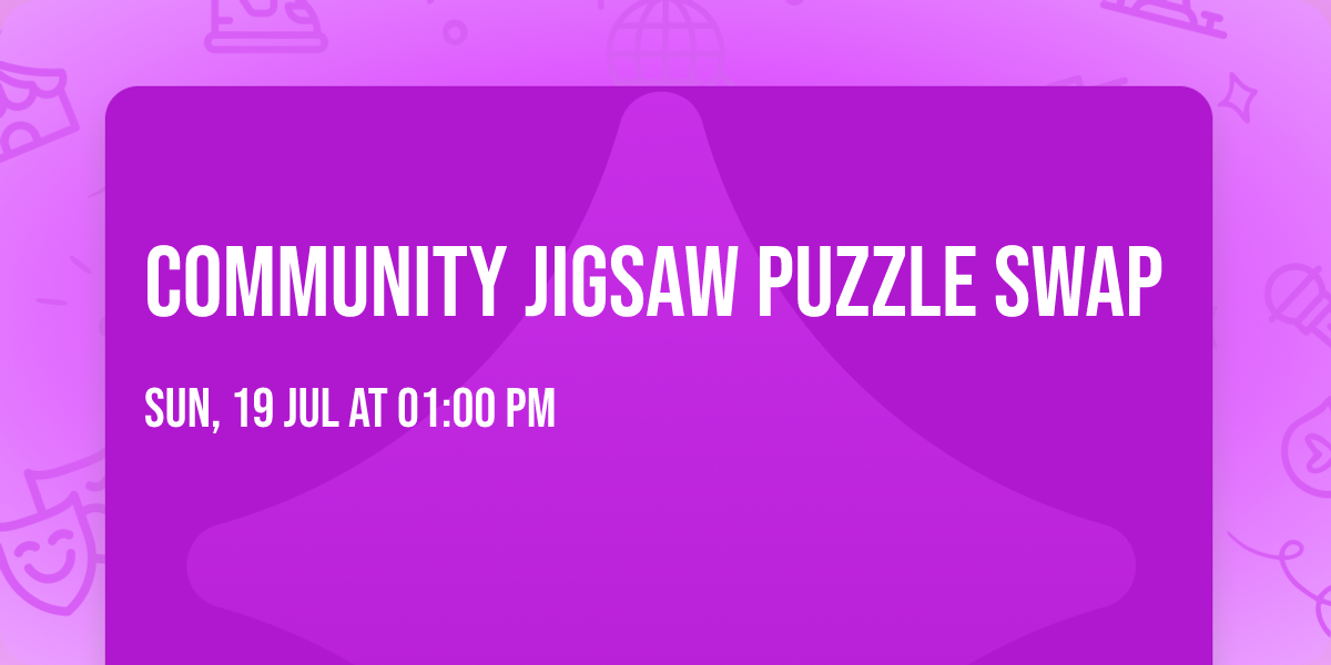 Community Jigsaw Puzzle Swap