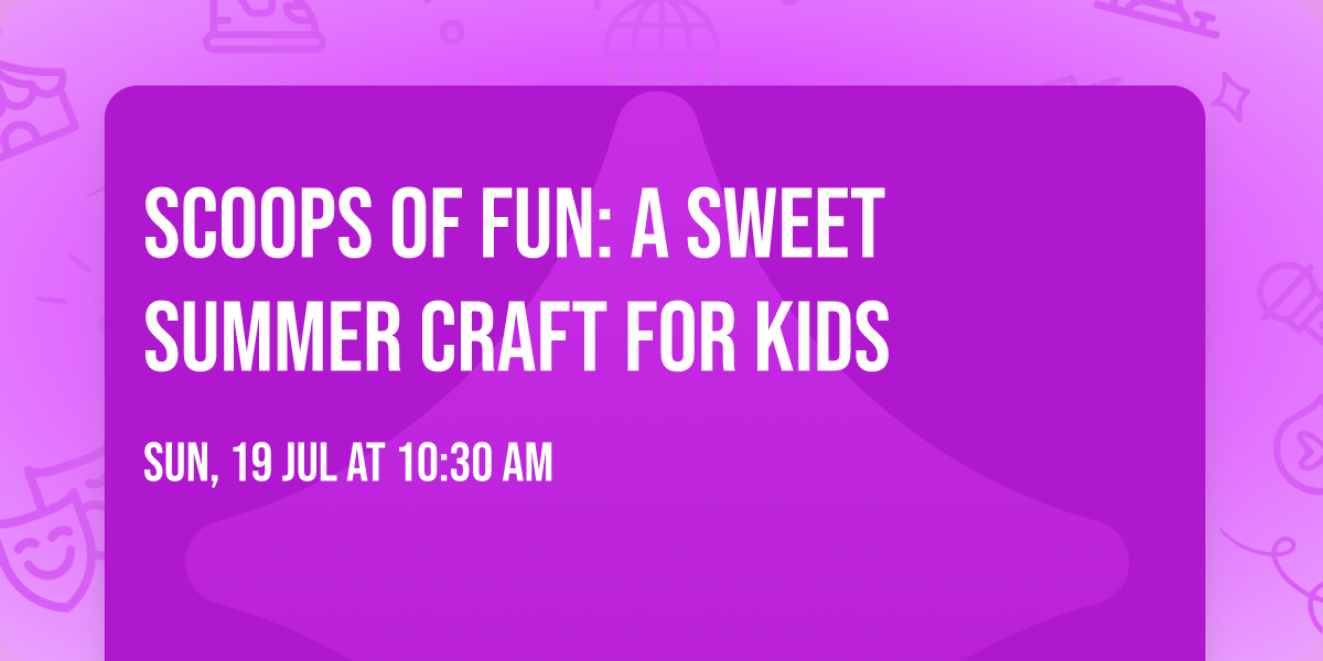 Scoops of Fun: A Sweet Summer Craft for Kids
