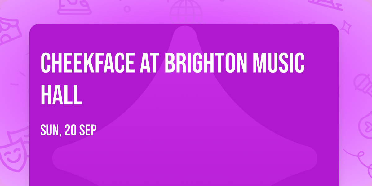 Cheekface at Brighton Music Hall