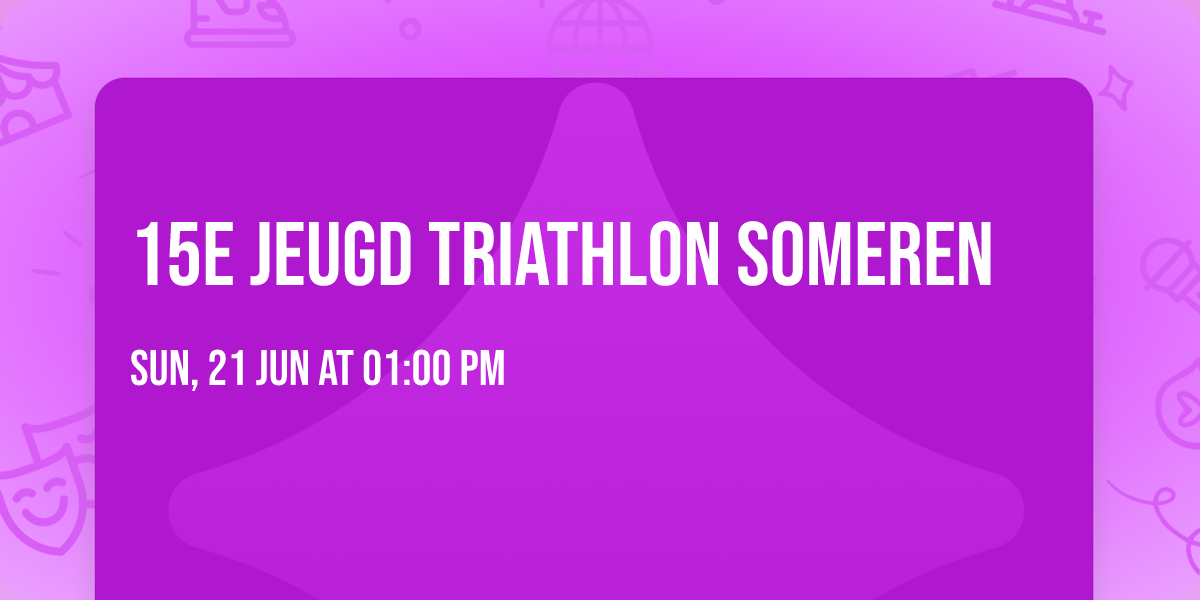 15e Jeugd Triathlon Someren