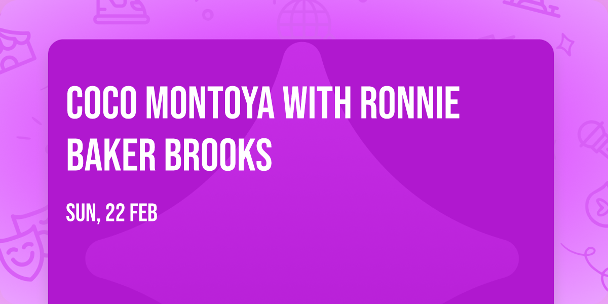 Coco Montoya with Ronnie Baker Brooks