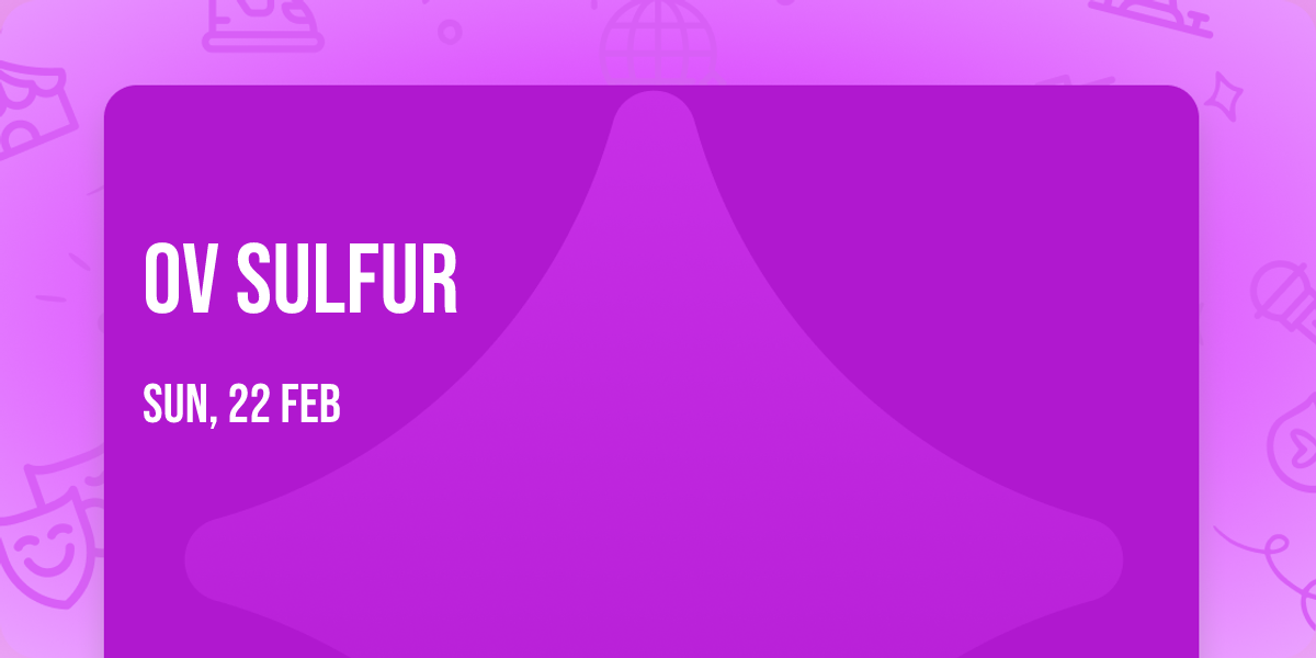 Ov Sulfur