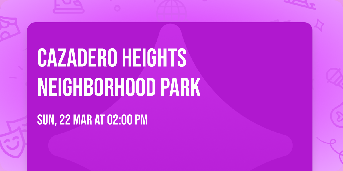 Cazadero Heights Neighborhood Park