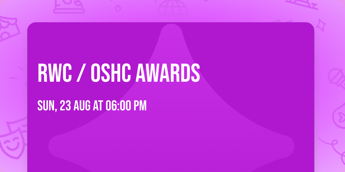 RWC \/ OSHC Awards