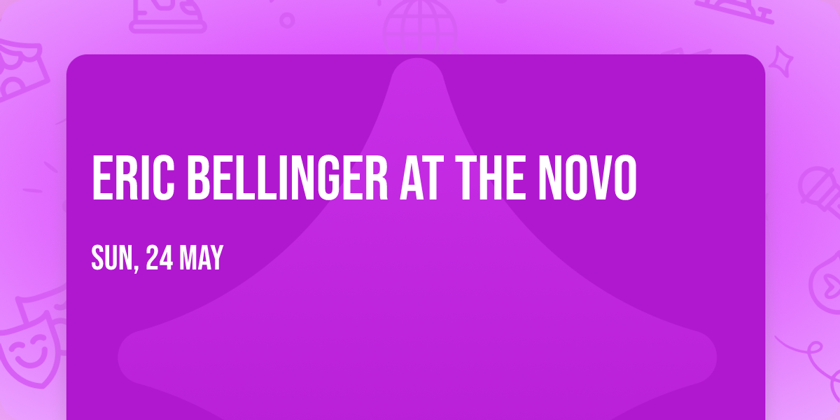 Eric Bellinger at The Novo