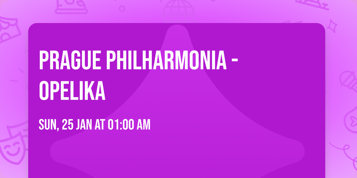 Prague Philharmonia - Opelika