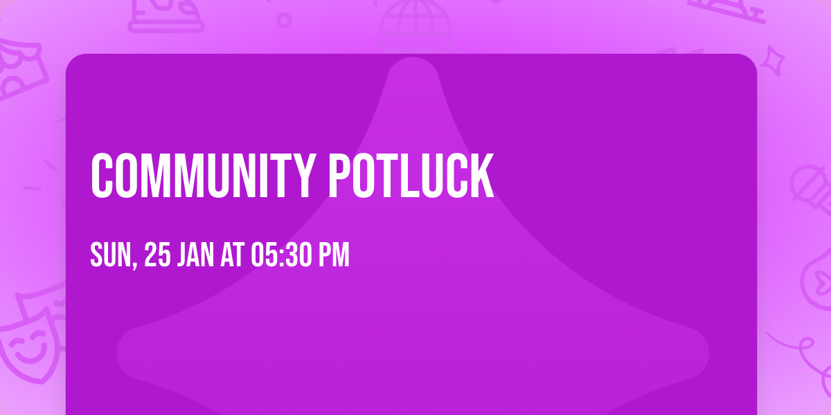 Community Potluck 