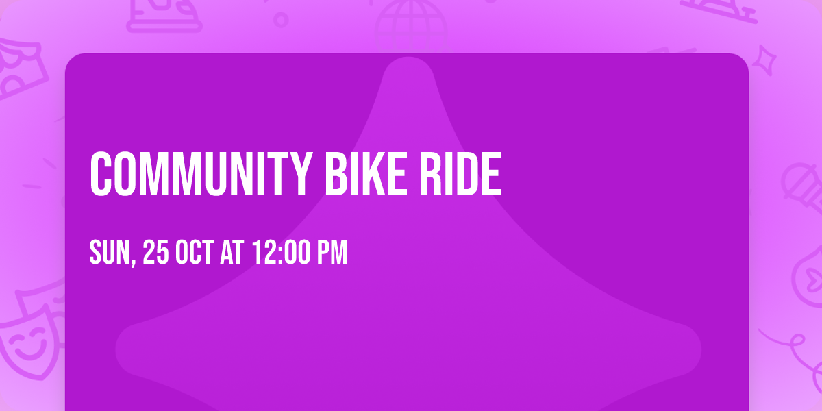 Community Bike Ride