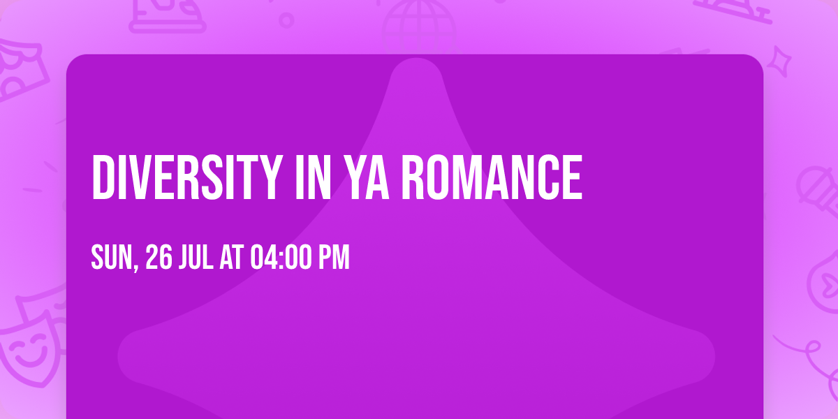 Diversity in YA Romance